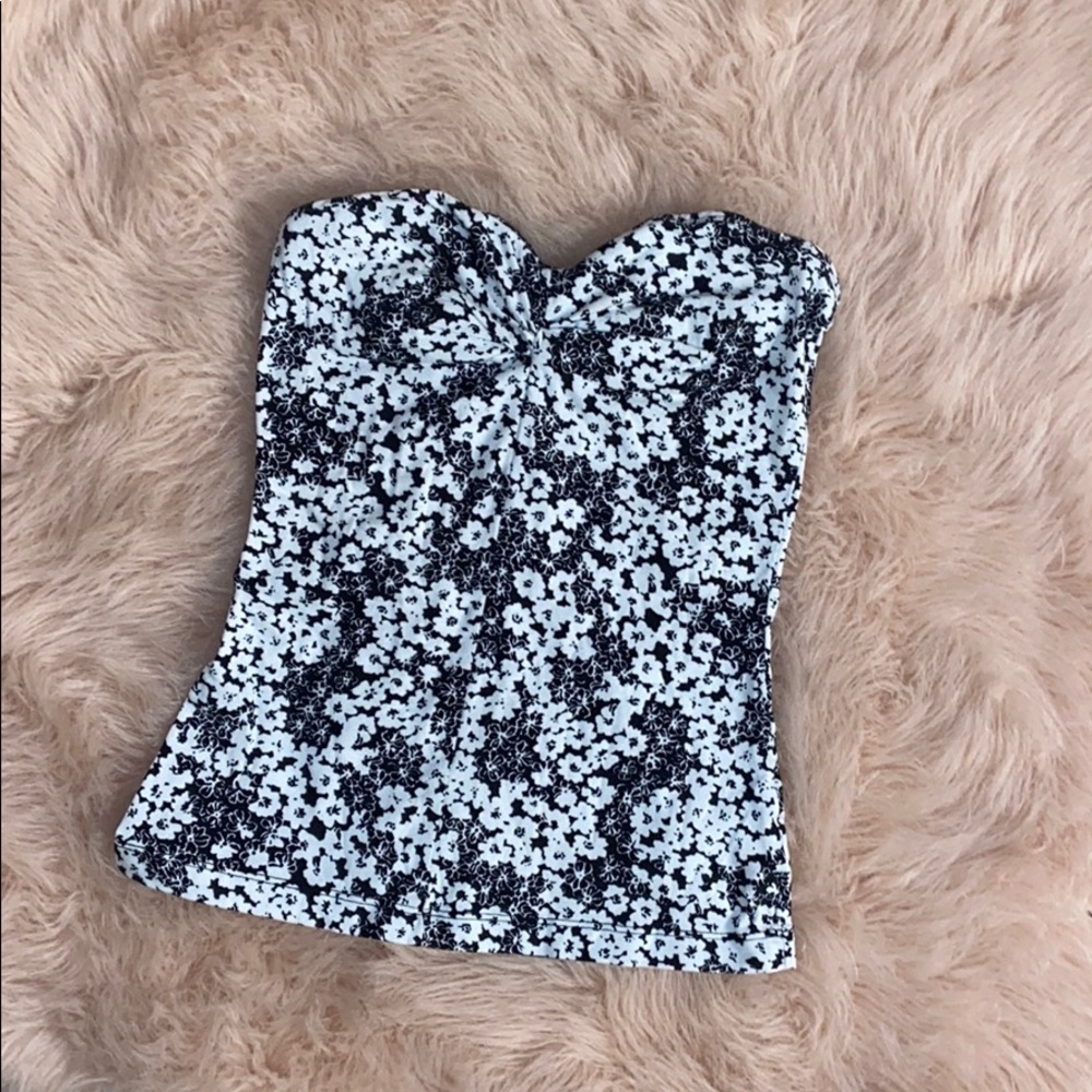 Daisy Cinched Tube Top